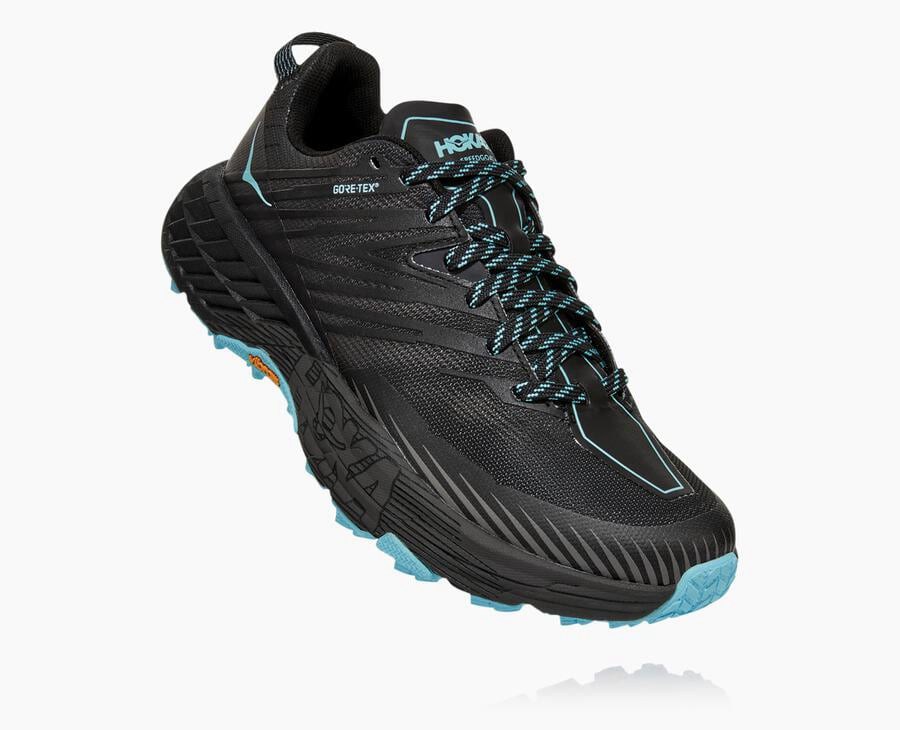 Chaussure Trail Hoka One One Speedgoat 4 Gore-Tex Femme - Noir - SQG-083765